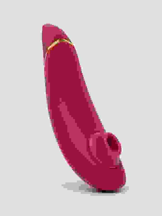 Womanizer Premium 2 Rechargeable Smart Silence Clitoral Suction Stimulator, Red, hi-res
